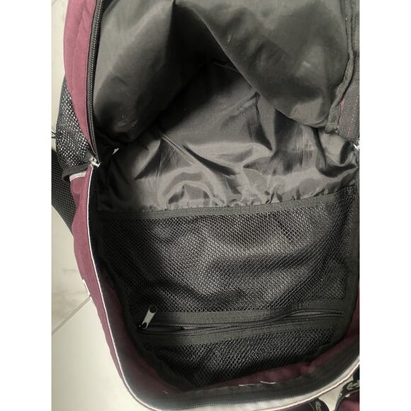 Victoria Secret Pink Lg Backpack Purple/blk - Picture 9 of 11